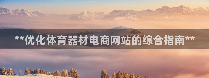 富联娱乐是真的吗还是假的：**优化体育器材电商网站的