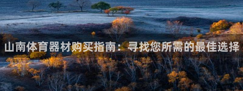 富联娱乐优 411o31 富联：山南体育器材购买指南