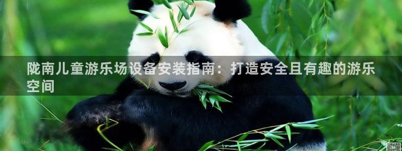 富联娱乐登录地址在哪里：陇南儿童游乐场设备安装指南：