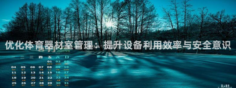 富联娱乐股东：优化体育器材室管理：提升设备利用效率与